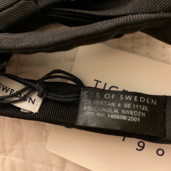 BNWB Tiger of Sweden Black Bow Tie Made in Italy PRICE IS FIRM - Picture 5 of 7